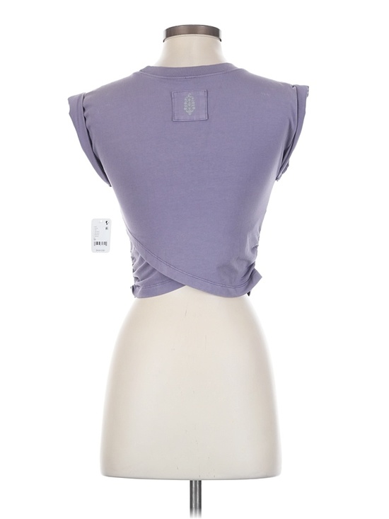 FP Movement by Free People Tops - Free People FP Movement Lavender Hotshot Crossover Wrap Front Crop Top XS NWT